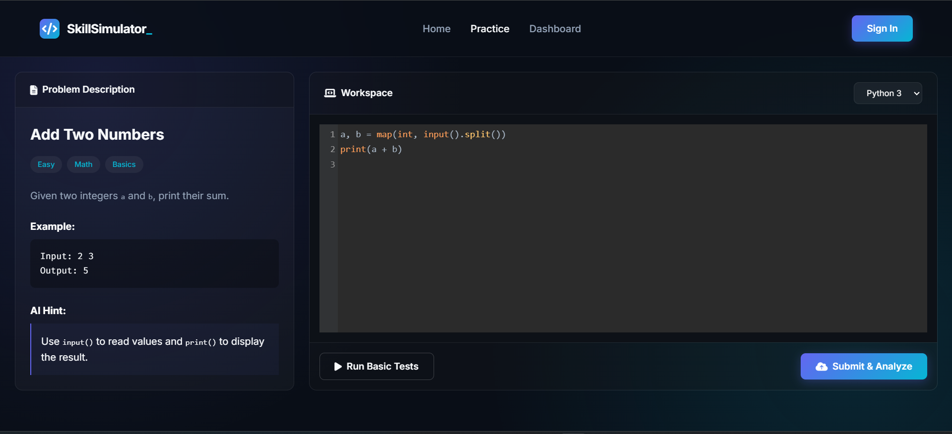 Intelligent Coding Interview Simulator
